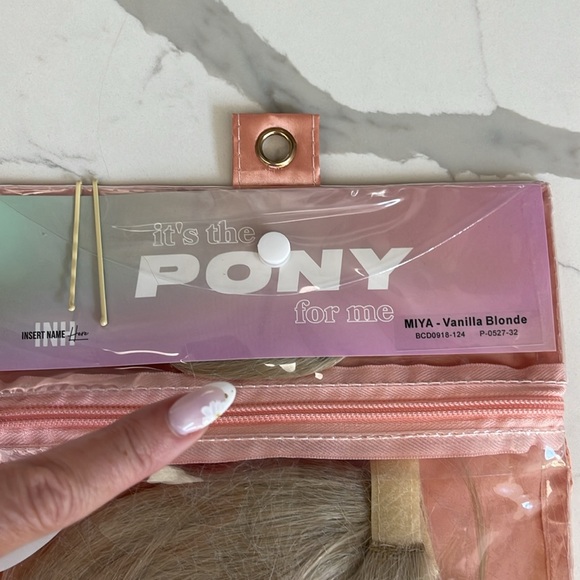 INH ponytail extension MIYA-Vanilla Blonde - Picture 10 of 12